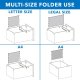 MOUNT-IT! MI-941 Mobile File Cabinet with 3 Drawers