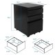 MOUNT-IT! MI-941 Mobile File Cabinet with 3 Drawers