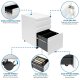 MOUNT-IT! MI-941 Mobile File Cabinet with 3 Drawers
