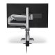 HAT E5G-P01SD Single Dynamic Monitor Arm with Pole