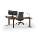 HAT E5G-D2SD Dual Dynamic Wide Monitor Arm