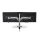 HAT E5G-P02D E5 Dual Dynamic Monitor Arm with Pole