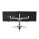 HAT E5G-P02S E5 Dual Static Monitor Arm with Pole