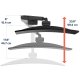 Ergotron 45-647-224 HX Desk Monitor Arm for 1000R Displays with HD Pivot (black)