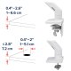 Ergotron 45-647-224 HX Desk Monitor Arm for 1000R Displays with HD Pivot (black)