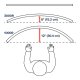 Ergotron 45-647-216 HX Desk Monitor Arm with HD Pivot for 1000R Displays (White)