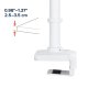 Ergotron 45-626-216 LX Desk Mount Monitor Arm with Low-Profile Clamp (white)