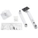 Ergotron 45-626-216 LX Desk Mount Monitor Arm with Low-Profile Clamp (white)