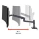 Ergotron 45-626-224 LX Desk Mount Monitor Arm with Low-Profile Clamp (matte black) 