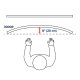 Ergotron 45-475-026 HX Desk Mount Single Monitor Arm (polished aluminum)
