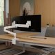 Ergotron 45-684-290 LX Pro Desk Mount Dual Monitor Direct Arm (white)