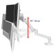 Ergotron 45-684-290 LX Pro Desk Mount Dual Monitor Direct Arm (white)