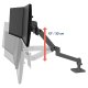 Ergotron 45-684-293 LX Pro Desk Mount Dual Monitor Direct Arm (grey)