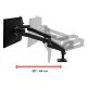 Ergotron 45-686-292 LX Pro Dual Monitor Side-by-Side Arm (black)