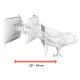 Ergotron 45-686-290 LX Pro Dual Monitor Side-by-Side Arm (white)