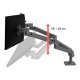Ergotron 45-686-293 LX Pro Dual Monitor Side-by-Side Arm (dark grey)