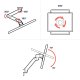 Ergotron 45-683-290 LX Pro Single Monitor Arm Wall Mount (white)