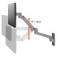 Ergotron 45-683-293 LX Pro Single Monitor Arm Wall Mount (grey)