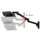 Ergotron 45-685-292 LX Pro Adjustable Wall Mount Keyboard Arm (black)