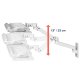 Ergotron 45-685-290 LX Pro Adjustable Wall Mount Keyboard Arm (white)