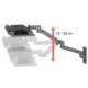 Ergotron 45-685-293 LX Pro Adjustable Wall Mount Keyboard Arm (grey)