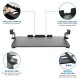 MOUNT-IT! Clamp-On Adjustable Keyboard and Mouse Tray - MI-7147