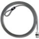 Kensington K64615US Desktop and Peripherals Locking Kit has 8 ft. high-carbon steel cable