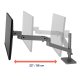 Ergotron 45-709-293 LX Pro Desk Monitor Grommet Mount Arm, Tall Pole (grey)