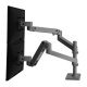 Ergotron 45-710-293 LX Pro Dual Stacking Arm, Grommet Mount (grey)