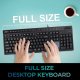 Adesso AKB-445UB Multi-OS Full-sized Touchpad Keyboard - Wired