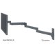 ErgoDirect EDM-3413-W Extra Long Wall Mount Monitor Arm