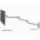 ErgoDirect EDM-3413-W Extra Long Wall Mount Monitor Arm