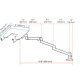 ErgoDirect EDL-3413-D Long Reach Desk Mount Laptop Arm