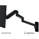ErgoDirect EDM-3413-W Extra Long Wall Mount Monitor Arm