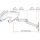ErgoDirect EDL-2513W Wall Mount Laptop Arm