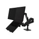Ergotron 45-714-292 LX Pro Dual Stacking Arm, C-Clamp (black)