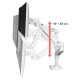 Ergotron 45-714-290 LX Pro Dual Stacking Arm, C-Clamp (white)