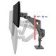 Ergotron 45-714-293 LX Pro Dual Stacking Arm, C-Clamp (grey)