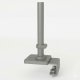 Ergotron 98-820-292 LX Pro Standard Base with C-Clamp, Tall Pole (black)