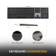 Goldtouch KB-X231-TM Trident Standard Keyboard