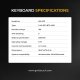 Goldtouch KB-X231-TM Trident Standard Keyboard