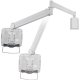 Back view of Cotytech MW-M23P Long Reach (up to 73” extension) LCD Wall Mount Monitor Arm (up to 13.2 lbs Capacity)