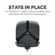 Fellowes 8037601 Back Support with Microban Antimicrobial Protection