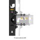 Chief Left dvLED Wall Mount for Samsung IER Series, 2 Displays Tall