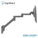 ErgoDirect EDM-3418W Long Reach Wall Mount Monitor Arm