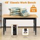 Low-Height 48" wide Heavy-Duty Adjustable Workbench