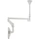 Side view of Cotytech CM-M15 Long Reach (up to 73" Extension) LCD Ceiling Mount Medical Arm (up to 26.4 lbs Capacity)
