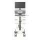Ergotron M131-1101-100000-1-1 Mosaic LCD Cart with Flex Arm, AC Power
