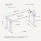 Flexispot E7 Plus 4-leg Standing Desk