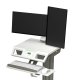 Ergotron M161-1101-100000-1-1 Mosaic Dual Side-by-Side Cart, AC Power